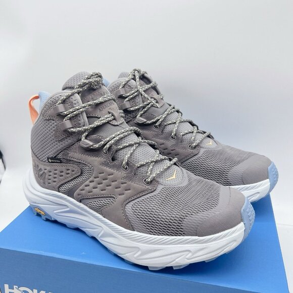 Hoka One One Anacapa 2 Mid GTX Hiking Shoe Boots Astral/ Illusion Womens US 10.5 - Picture 3 of 12